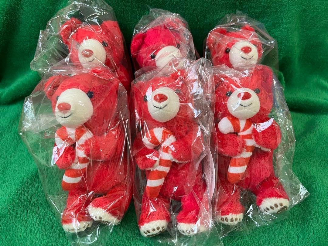 Amazon.co.jp: 限定高島屋 クリスマスノベルティ くま ぬいぐるみ6点